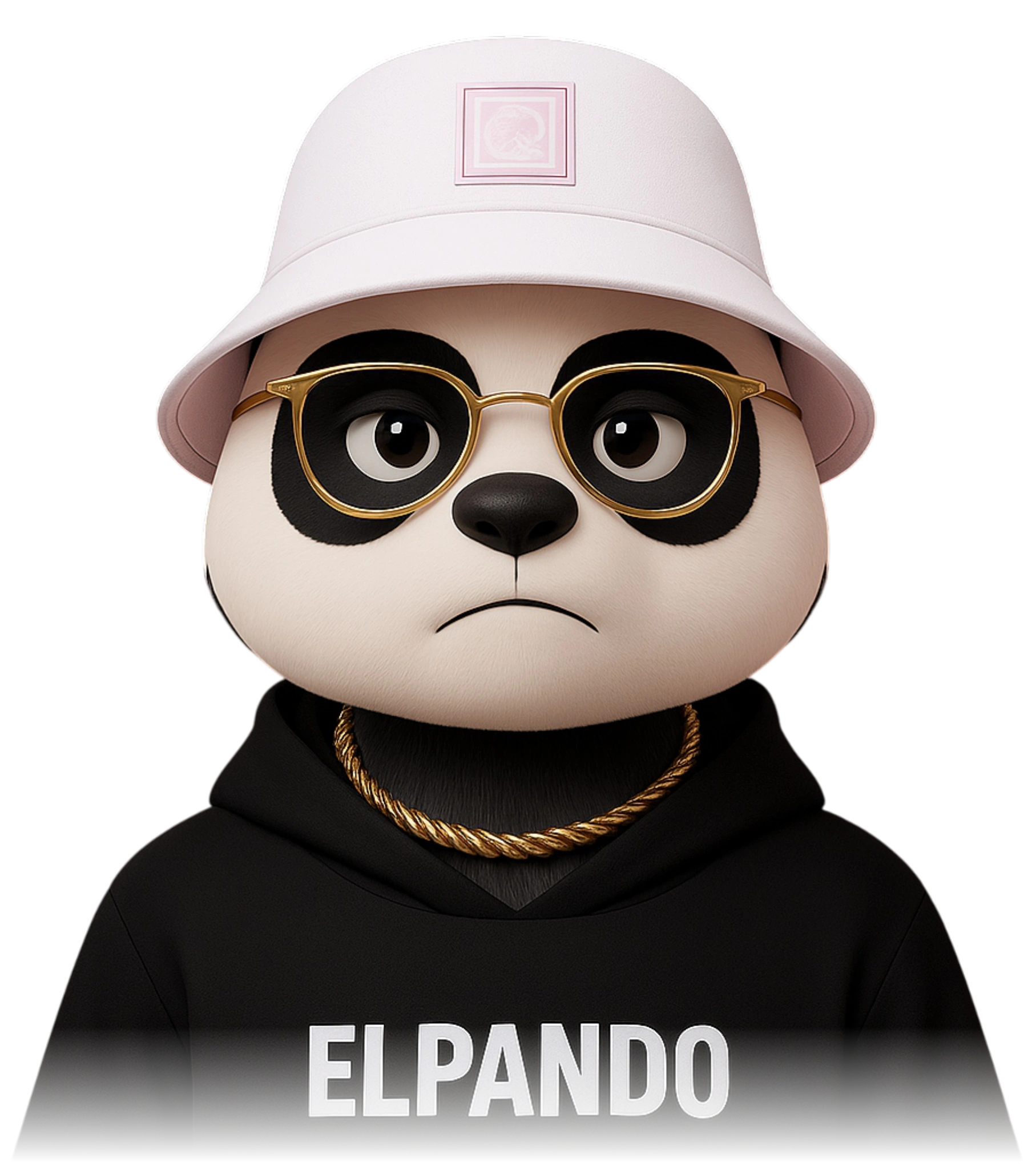 Stylish Panda Character